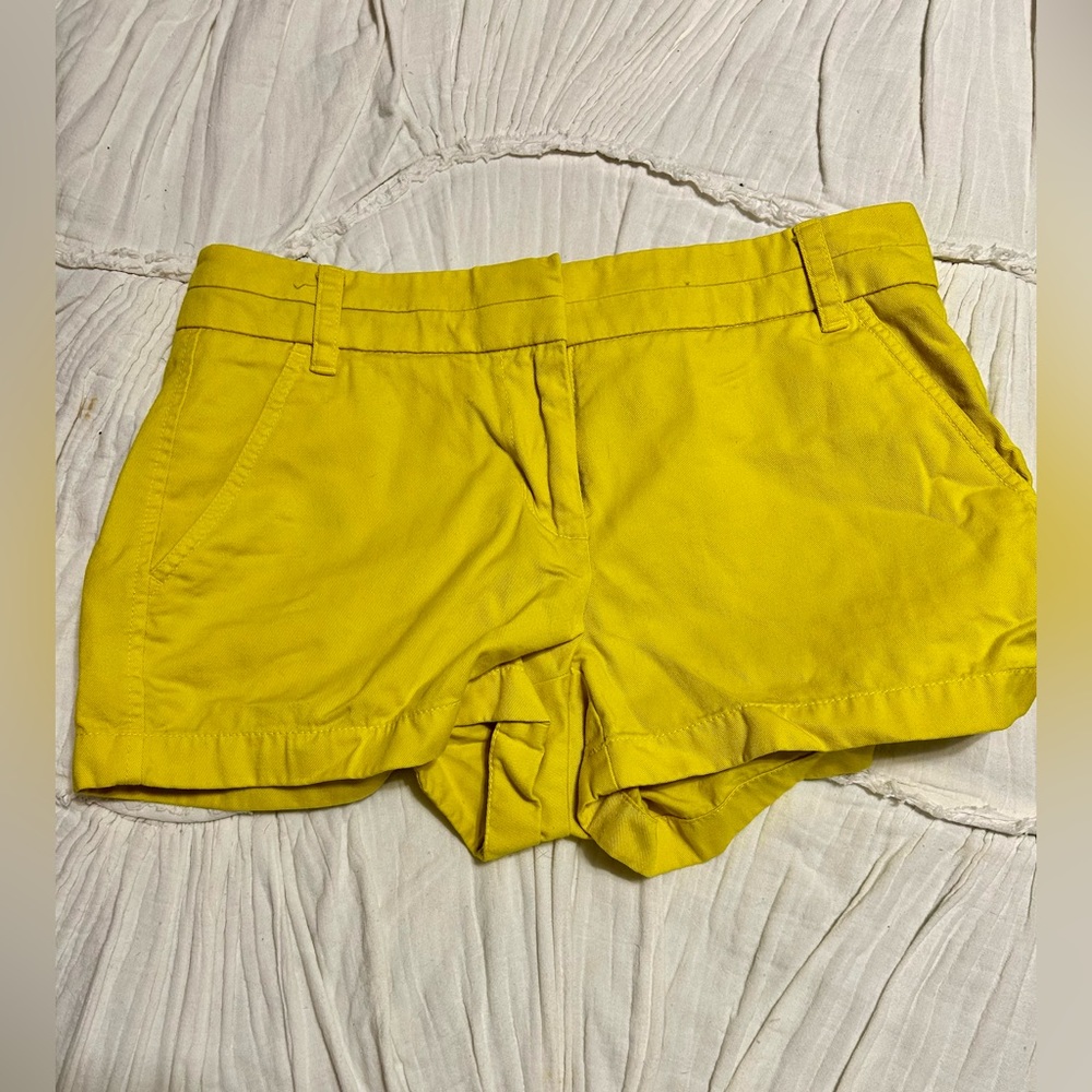 J. Crew 2 inch Chino Short - Yellow